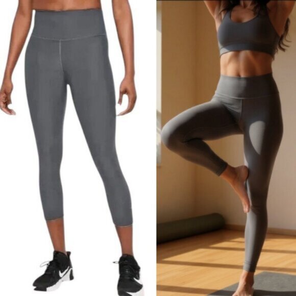Nike Sculpt Hyper Training Leggings In Gray Size XS - Picture 1 of 5